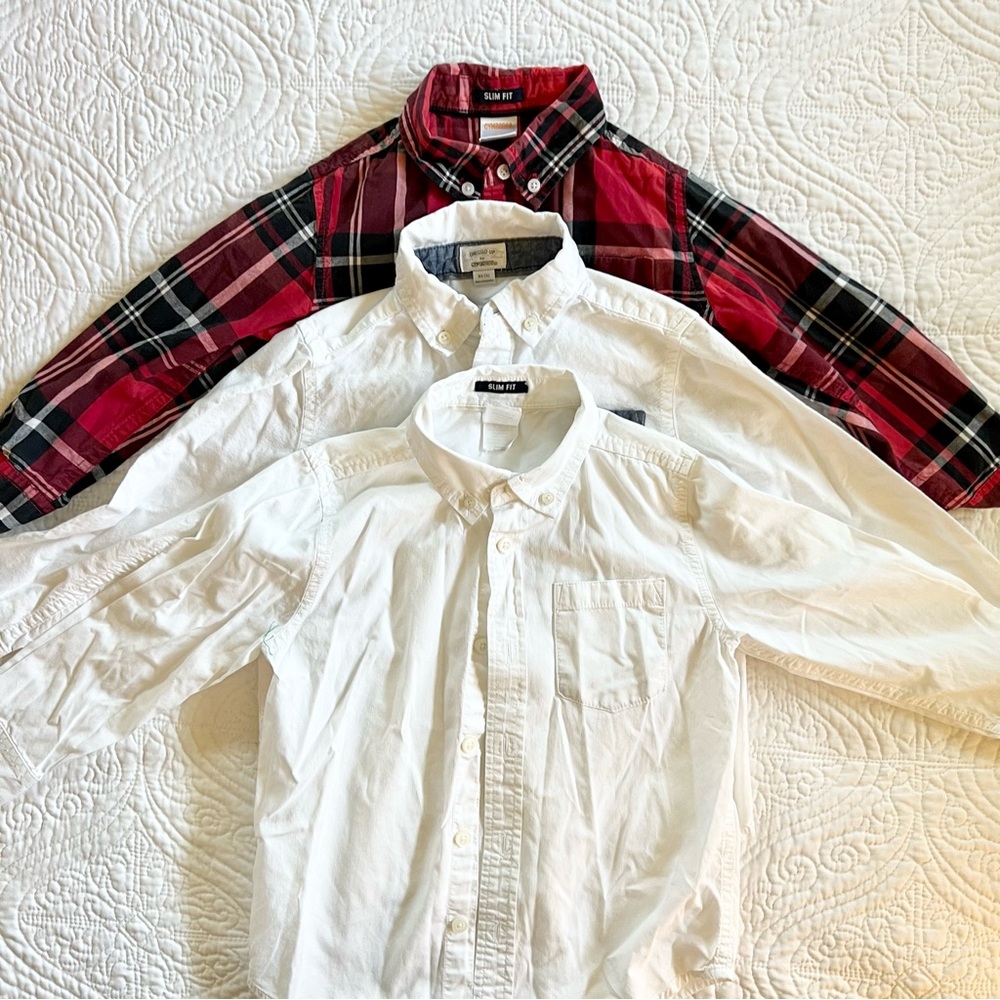 Boys 4T button down shirt bundle • Gymboree